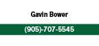 GAVIN BOWER logo