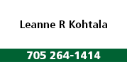 Leanne R Kohtala logo