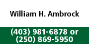 William Howard Ambrock logo